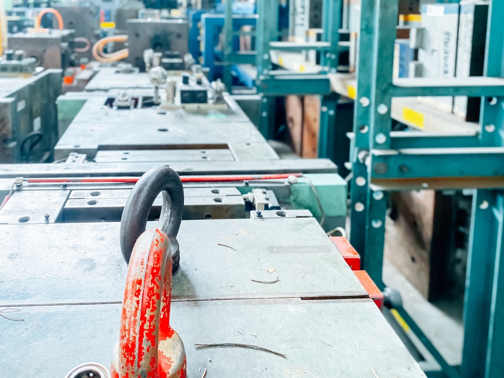 Close up,plastic,injection,mold,for,mass,production